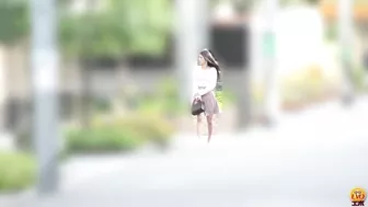 DLEE-504 05 Public toilet voyeur: laser beam pee stream. Powerful urine axis draws various curves