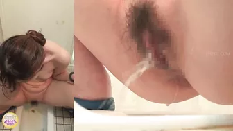 DLSL-486 03 Sweating young and hot naked female bodies! “Wet woman’s” dynamic urination voyeur inside the sauna’s toilet. VOL. 2