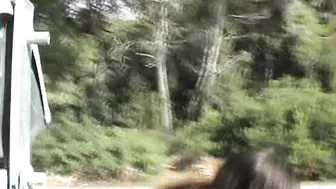 Michelle - Roadside Bin Piss!