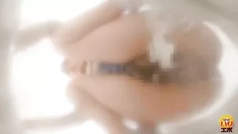 DLEE-679 02 Japanese style toilet voyeur: female urine laser beams striking inside the toilet tank. VOL. 7