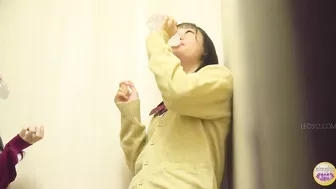 DLSL-584 03 Evil glitter schoolgirls group pissing in men’s toilet