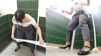 DLSL-597 03 Hidden video footage at the nail salon: women can not use their hands and wetting themselves. VOL. 2, JAV Collection, DesperVids