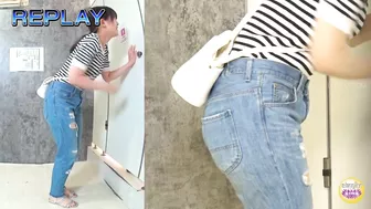 DLSL-601 04 Women dash to pee after watching a movie, but there is a line to the toilet! VOL. 2