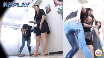 DLSL-601 02 Women dash to pee after watching a movie, but there is a line to the toilet! VOL. 2