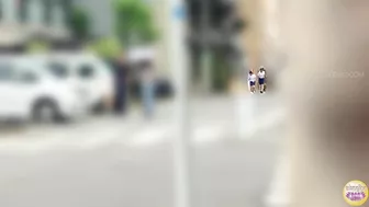 DLSL-602 01 Female student with the urge to urinate, had to peeing in males staff toilet