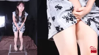 DLFF-645 03 I asked some naughty questions to a woman who is holding back her pee.