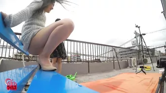 DLFF-405 03 Girls competing in distance peeing, JAV Collection, PissRIP