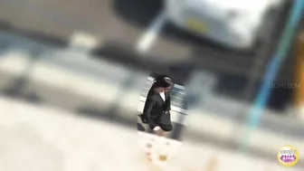 DLSL-603 06 Urinating emergency! Again! OL’s holding pee to the limit then wetting or pissing on the company’s veranda. VOL 7