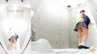 DLSL-586 01 Female college and school students holding their pee to the limit during test and then rushing to the toilet after to release powerful stream. VOL. 3