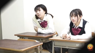 DLEE-764 04 Hidden camera inside high school. Girls line up and pee., , DesperVids