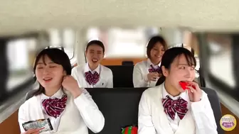 DLSL-627 01 Schoolgirl panics and pisses herself in a moving vehicle.