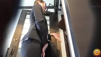 DLEE-785 04 Hidden camera: working woman’s embarrassing wetting. An embarrassing continent of pee staining her clothes., Bound2Burst, DesperVids