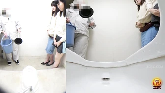 DLEE-749 03 Hidden camera footage of a girls’ toilet without a door. Shameful peeing!