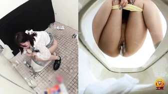 DLEE-776 03 She found a hidden camera inside the toilet but she could not stop peeing! VOL. 2