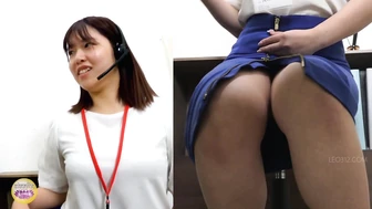 DLSL-639 01 Hidden camera call center. No leaving! Peeing while dealing with a complaint.