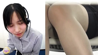 DLSL-639 02 Hidden camera call center. No leaving! Peeing while dealing with a complaint.