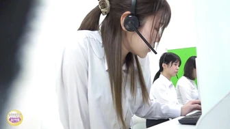 DLSL-639 03 Hidden camera call center. No leaving! Peeing while dealing with a complaint.