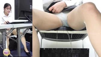 DLSL-639 04 Hidden camera call center. No leaving! Peeing while dealing with a complaint.