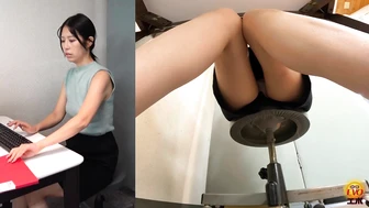 DLEE-805 03 Busy female office worker rushing to pee, peeing in residual urine