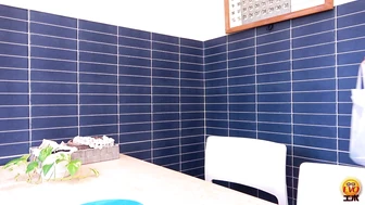 DLEE-805 05 Busy female office worker rushing to pee, peeing in residual urine