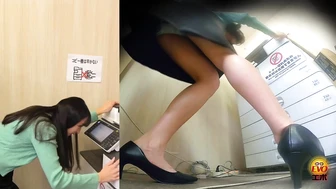 DLEE-804 02 Covert photography: Office workers way of relieving stress! Naked peeing in the company restroom, JAV Collection, PissRIP