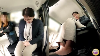 DLSL-644 01 Hidden Camera Saleswoman Shameful Incontinence in Car