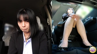 DLSL-644 05 Hidden Camera Saleswoman Shameful Incontinence in Car