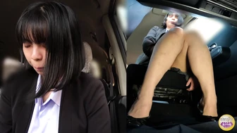 DLSL-644 05 Hidden Camera Saleswoman Shameful Incontinence in Car