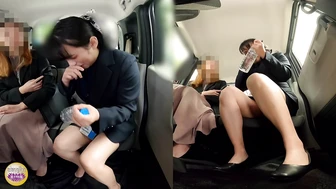 DLSL-644 07 Hidden Camera Saleswoman Shameful Incontinence in Car