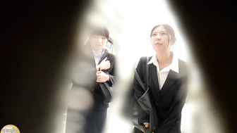 DLSL-644 08 Hidden Camera Saleswoman Shameful Incontinence in Car