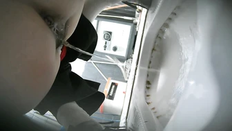 Front and rear view asian toilet, SifangKTV, PissRIP