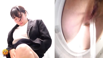 DLEE-824 05 Hidden camera footage of peeing in a Western-style toilet, part 4