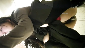 HD Panorama Bar Cosplay Lady Changing Scene 25V