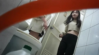 Beautiful Ladies in The Womens Restroom 2