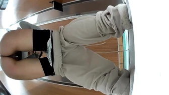 Invincible Perspective Back Scene Long Legs Goddess, SifangKTV, PissRIP