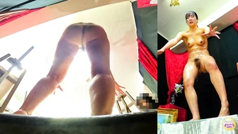 DLSL-659 04 Art Class Nude Model Can't Hold Back Pissing 4