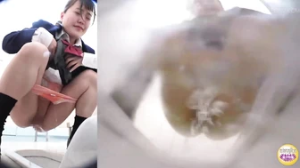 DLSL-446 02 Schoolgirls toilet dash after the chime. Pissing and leaking circumstances. VOL. 3