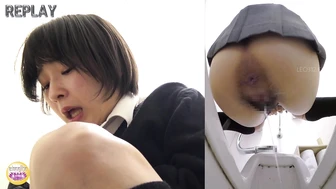 DLSL-446 03 Schoolgirls toilet dash after the chime. Pissing and leaking circumstances. VOL. 3, JAV Collection, PissRIP