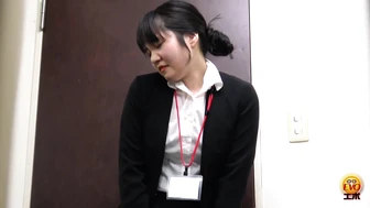 DLEE-834 01 Hidden camera schoolgirl intern pees