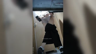 Panorama view of the food street with plenty of beautiful women. 22 videos