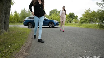 Lola Desire + Valentina Ross - Pissing scene