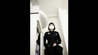 Opened her bra to play with her breasts