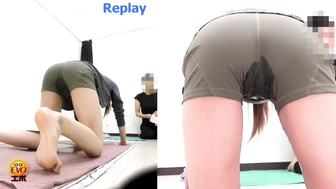 DLEE-395 05 Voyeur: I can't go to the toilet until the lesson is over... Yoga class