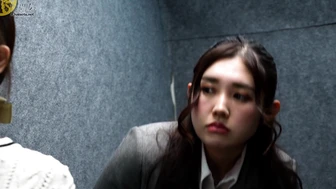 OJHI-518 01 Elevator stops, pee holding panic, emergency escape part 8