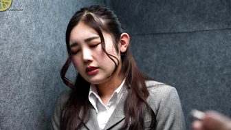 OJHI-518 01 Elevator stops, pee holding panic, emergency escape part 8