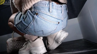 OJHI-518 02 Elevator stops, pee holding panic, emergency escape part 8