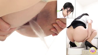 DLSL-666 03 Urethra fully exposed long time pee