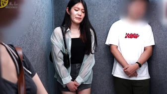 OJHI-781 04 Stopped elevator, pee holding panic, emergency escape part 13