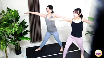 DLSL-675 05 A long line forms in the toilet of a yoga studio, and someone urinates profusely