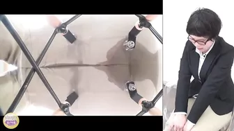 DLSL-090 03 Women wetting themselves during interview Diuretic was mixed in the drink!